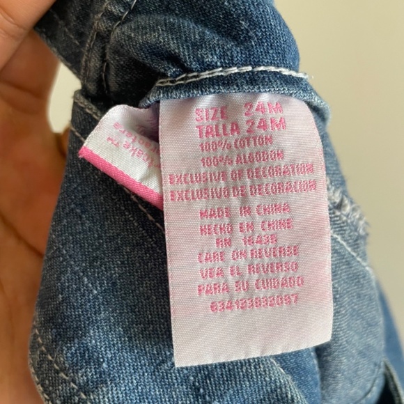 Vintage Strawberry Shortcake Dress 24M Denim Overall Rare Girls Sweet Berry Wear - Picture 8 of 11